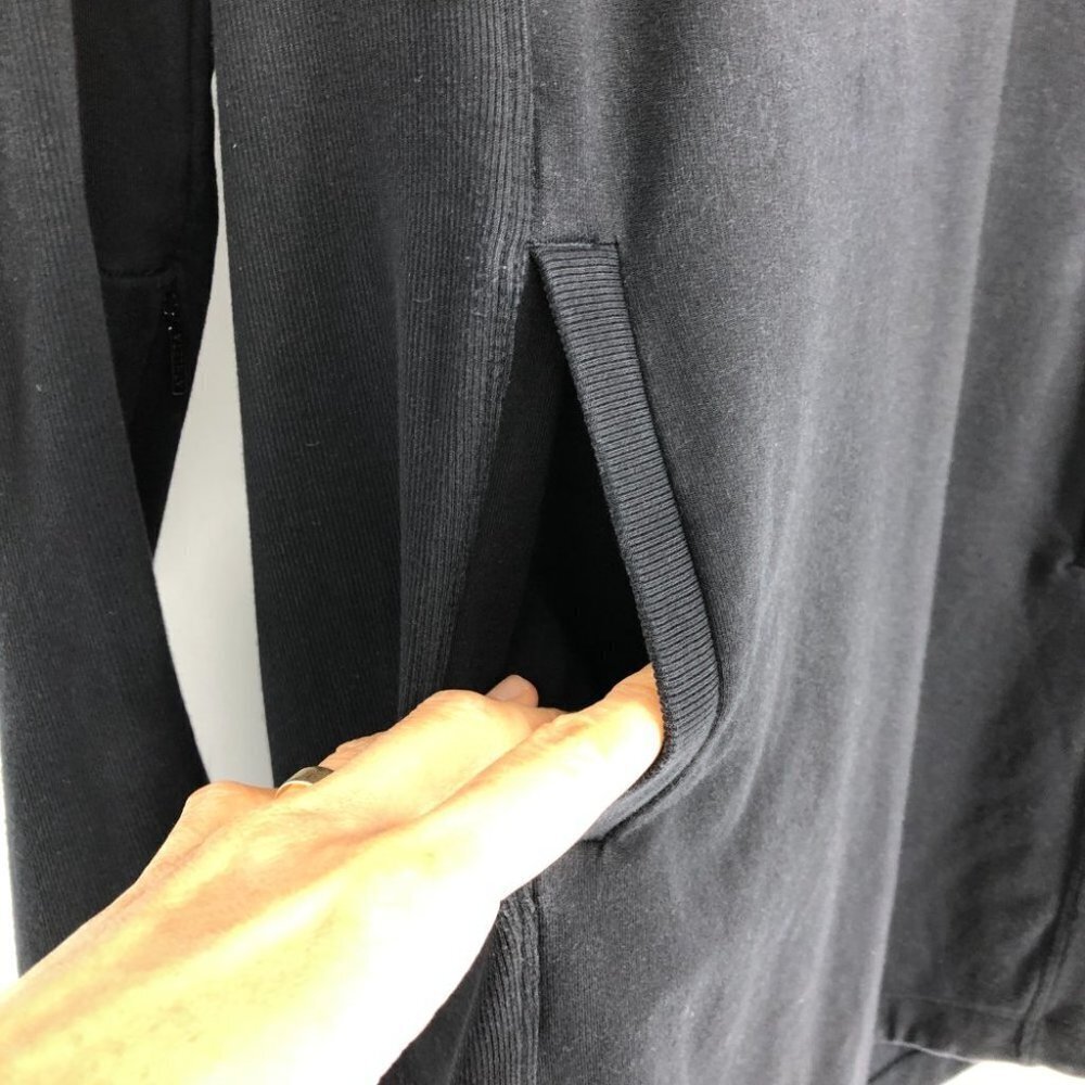 Athleta Black Long Sleeve Balance Sweatshirt Dress size S - Picture 10 of 16